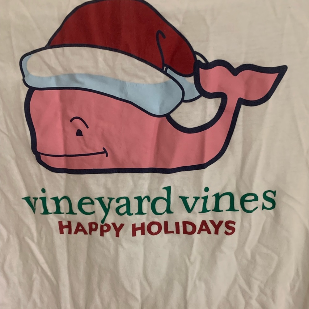 Long sleeve Vineyard Vines holiday shirt